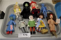 SET OF 9 MADAME ALEXANDER WIZARD OF OZ MINI DOLLS