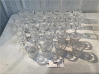 Lot of Crystal Goblets & Glasses