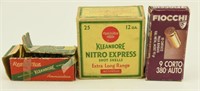Lot #224 - (3) boxes of ammunition: Kleanbore
