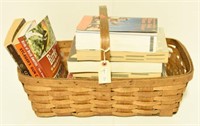 Lot #223 - Basket full of gun books and catalogs