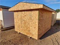UNUSED 8X10 SHED 6' WALL