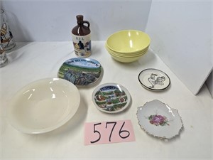 Collector Plates and Vintage Bowls