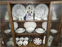 Large Lot of Multiple Christmas Dishes & More