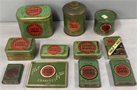 Lucky Strike Tobacco Advertising Tins Lot