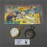 Westclox & Formex Pocket Watches - Western