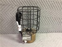 Black Cage Lamp - 11.5"H