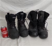 2 Pair of Thermal Boots. Size 11 Mens