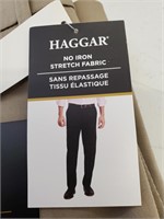 HAGGAR NO IRON PANTS MENS SIZE 34 X 30