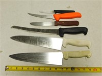 Lot of 6 - Kitchen Knives