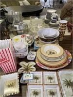 Plastic Houseware Items Platter, Bowls,