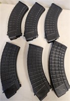 P - LOT OF 6 AMMO MAGS (Q29)