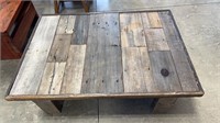 BARNWOOD STYLE COCKTAIL TABLE 49.5" X 35" X 20"