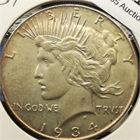 1934 Peace Dollar $1