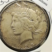 1925 S Peace Dollar $1