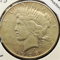 1928 S Peace Dollar $1