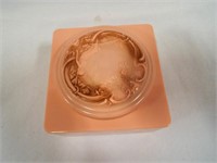 Ivy Ann Pink Cameo Powder Container Full of