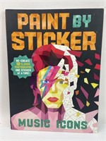 (NEW) PAINT BY STICKER - Music Icons