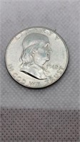 1948-D Franklin half dollar