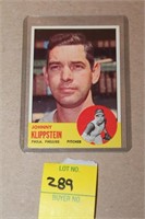 1963 TOPPS JOHNNY KLIPPSTEIN #571 BASEBALL