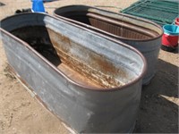 Galvanized Oval Stock Tanks (2)