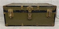 WW2 Anchor US Military Footlocker Travel Trunk