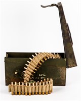 Ammo Cloth Belt of 250 Wood Tipped 7.62x51