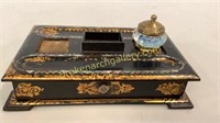 Victorian Inkwell Writing Box