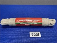 #8 50' Braided Sash Cord Natural Cotton Fiber