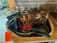 Box Lot Pots and Pans