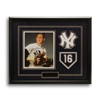 Whitey Ford New York Yankees Framed Signed GFA