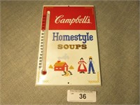 Vintage Metal Campbell's Soup Thermometer