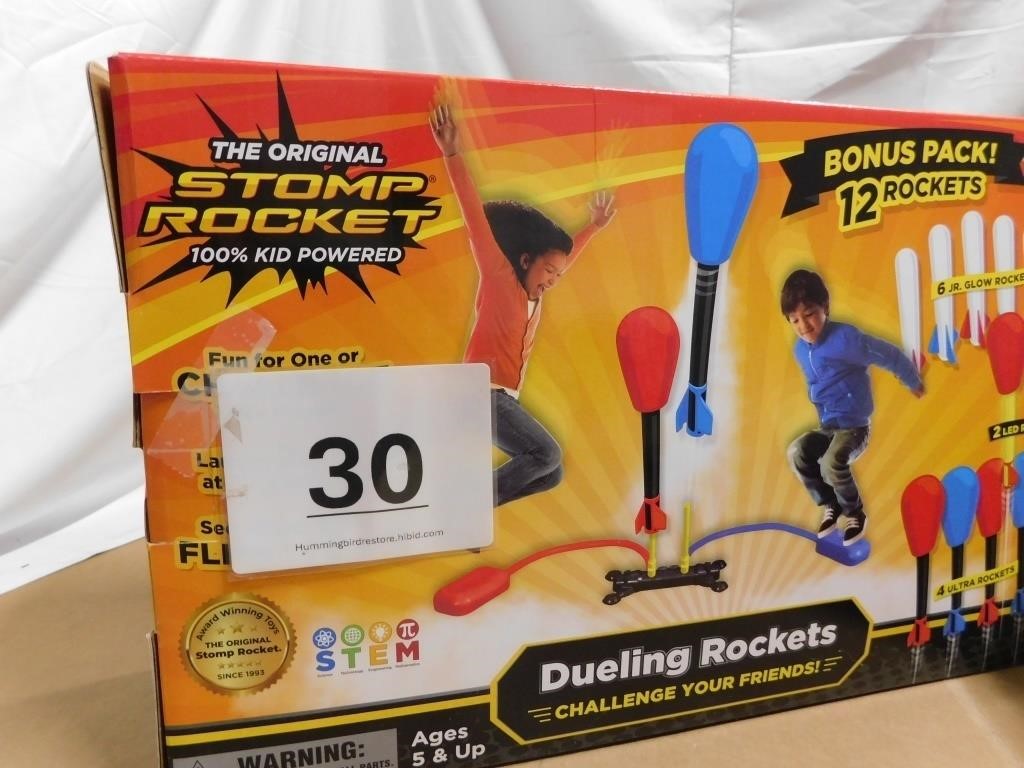 Stomp Rockets dueling 12 rockets inc