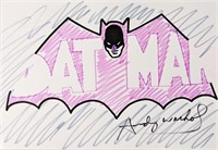 Andy Warhol  Batman  Replica Reprint
