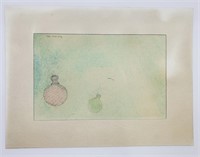 Paul Hus, Watercolour on Paper dated 1980