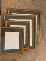 Green Matted Frames