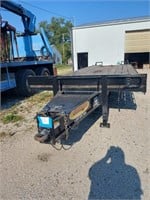 Backhoe Heavy Flatbed trailer, Econoline, 27 ft