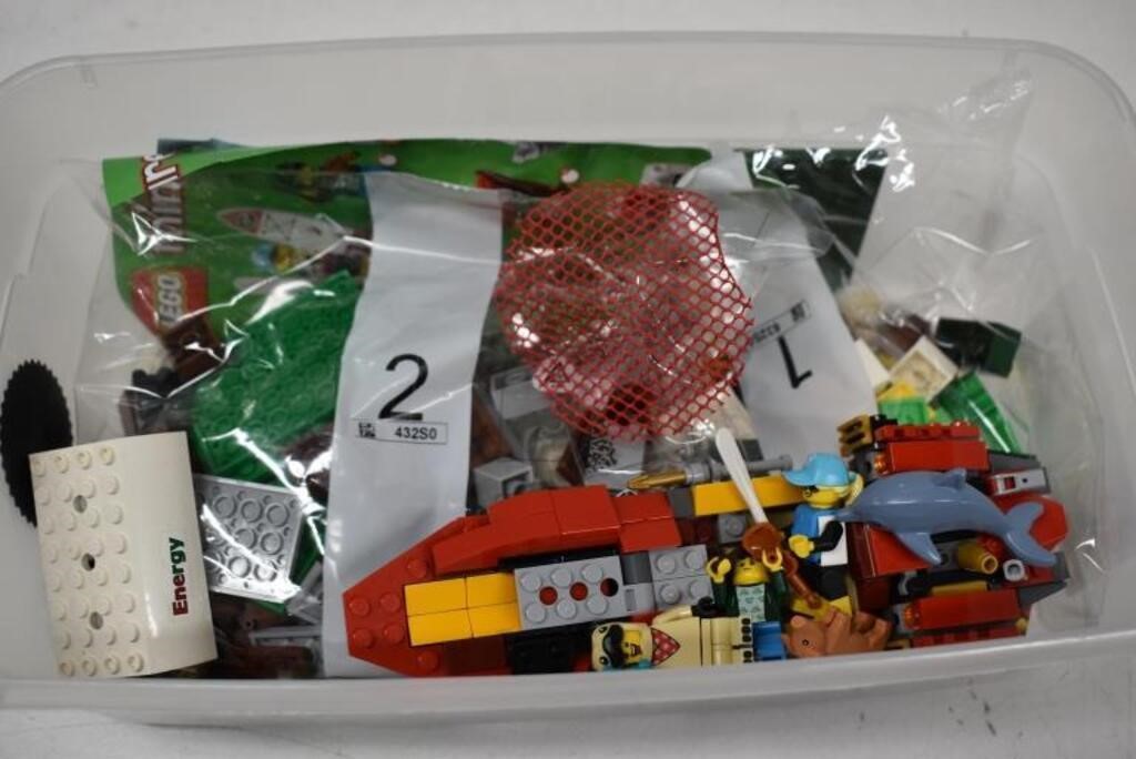 Lego Bricks and Mini Figures