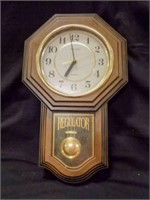 Heirloom Quartz Regulator Plastic Frame Wall Clock