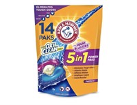 Arm&Hammer Plus OxiClean 5in1 Laundry Pacs 14ct