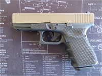 Glock 19 Chainmail Stippled 9mm Luger