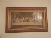 Lords Last Supper Framed Painting