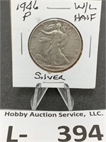 Silver Walking Liberty Half Dollar 1946-P
