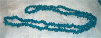 Vtg Turquoise Strand Necklace