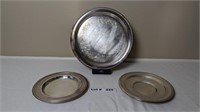 SILVER PLATED SERVING PLATES
