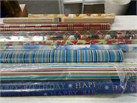 Lot of gift wrap