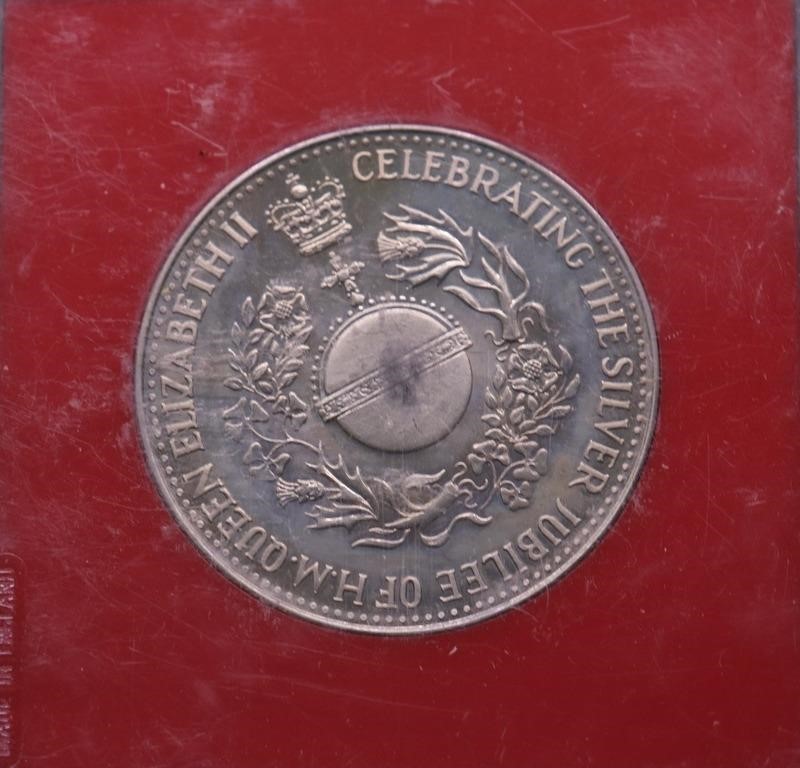 G BRIT SILVER JUBILEE MEDAL PROOF