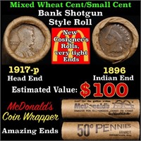 Small Cent Mixed Roll Orig Brandt McDonalds Wrappe