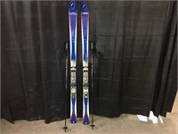 Skis and poles