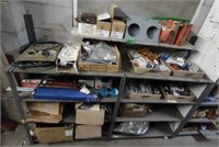 Shelf Contents Including Chrome Safe Guards,