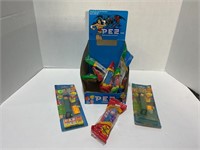 PEZ Batman display with 10 dispensers